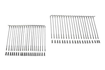 HARLEY Chrom 16 Zoll Speichen-Set gedreht, passend für 0- vorne oder hinten,