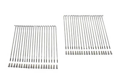HARLEY Chrom 21 Zoll Speichen-Set Diamant-Typ Passend für 0- vorne, 0- vorne,