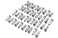 HARLEY Speichennippel-Set, 40-teilig, verchromt, für 0- vorne oder hinten,