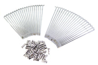HARLEY Chrom Speichensatz 17 Zoll Passt 0- Hinten,