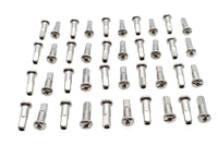 HARLEY Speiche 40-teiliger Chrom-Nippel-Satz passt 0- vorne oder hinten,