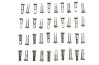 HARLEY Speiche 40-teiliger Chrom-Nippel-Satz passt 0- vorne oder hinten,