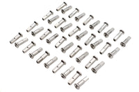 HARLEY Speiche 40-teiliger Chrom-Nippel-Satz passt 0- vorne oder hinten,