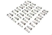 HARLEY Speiche 40-teiliger Chrom-Nippel-Satz passt 0- vorne oder hinten,