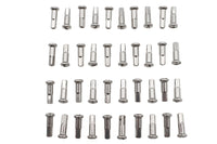 HARLEY Speichen 40-teiliges Edelstahl-Nippelset passend für 0- vorne oder hinten,