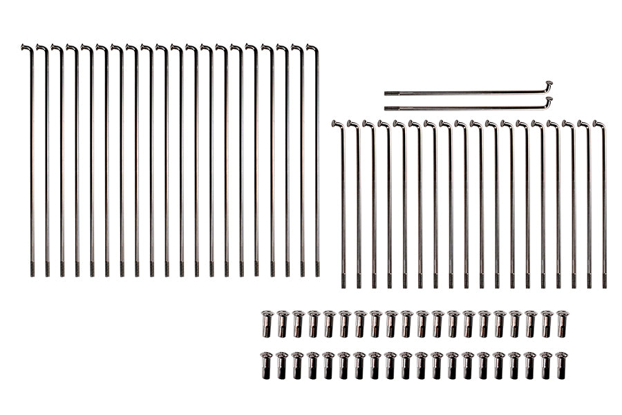 HARLEY Edelstahl Speichen-Set 18 Zoll Passend für 1936-1952 WL,