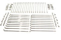 HARLEY vernickelter 16-Zoll-Speichensatz passend für 1941-1984 FL, 1936-1940 EL, 1971-1984 FX, hinten 1984-