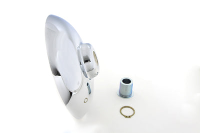 HARLEY Chrom-Nabenkappen-Kit, passend für 1996–1999 FXSTS, links