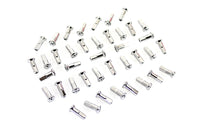 HARLEY Speiche 40-teiliges Edelstahl-Nippelset passend für 1936–1952 WL, vorne