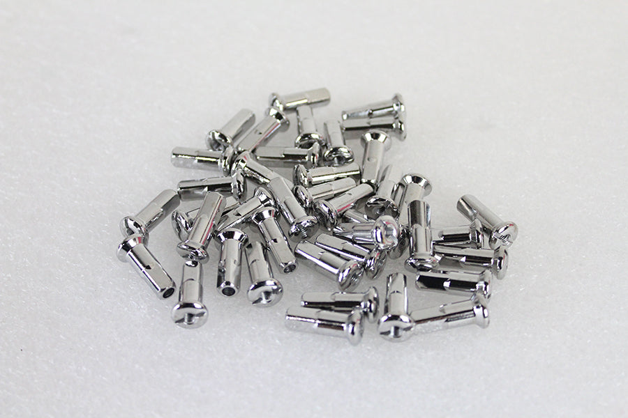 HARLEY Speiche 40-teiliges Edelstahl-Nippelset passend für 1936–1952 WL, vorne