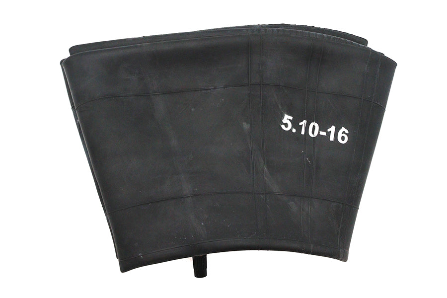 HARLEY 5.10 X 16 Zoll Schlauch mit mittlerem Ventil Metallschaft passend für 0- vorne oder hinten,