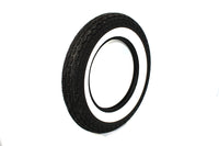 HARLEY Replica Tire 5.00 X 16 inch Wide Whitewall fits 0-  Front or Rear,