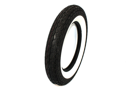 HARLEY Replica Tire 5.00 X 16 inch Wide Whitewall fits 0-  Front or Rear,