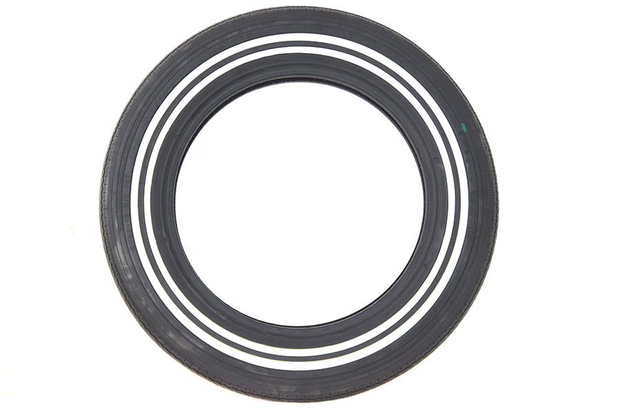 HARLEY VeeMoto MT90-16 Double White Stripe Tire fits 0-  Front or Rear,