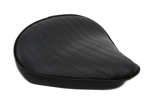 HARLEY Black Tuck and Roll Solo Seat Large fits 0-  Custom,