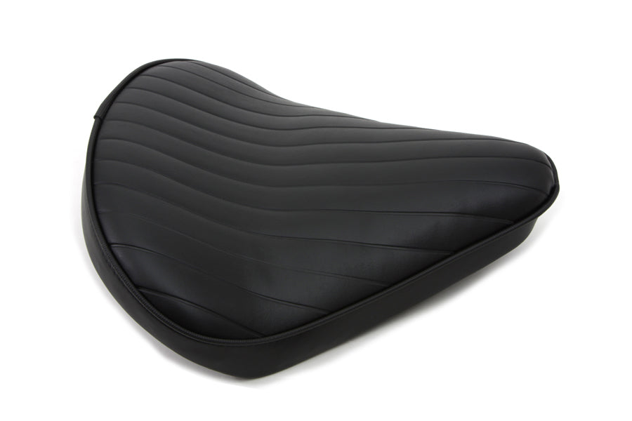 HARLEY Black Tuck and Roll Solo Seat Large fits 0-  Custom,