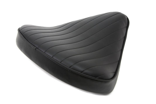 HARLEY Black Tuck and Roll Solo Seat Large fits 0-  Custom,