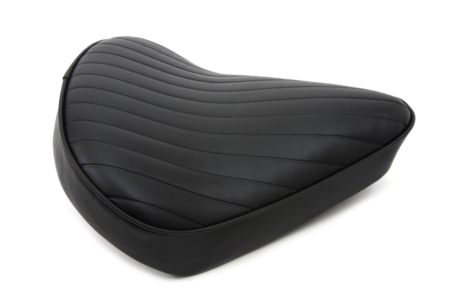 HARLEY Black Tuck and Roll Solo Seat Large fits 0-  Custom,