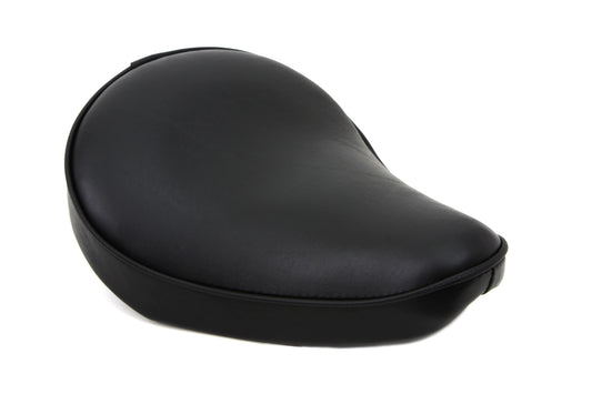 HARLEY Black Smooth Solo Seat Small fits 0-  Custom,