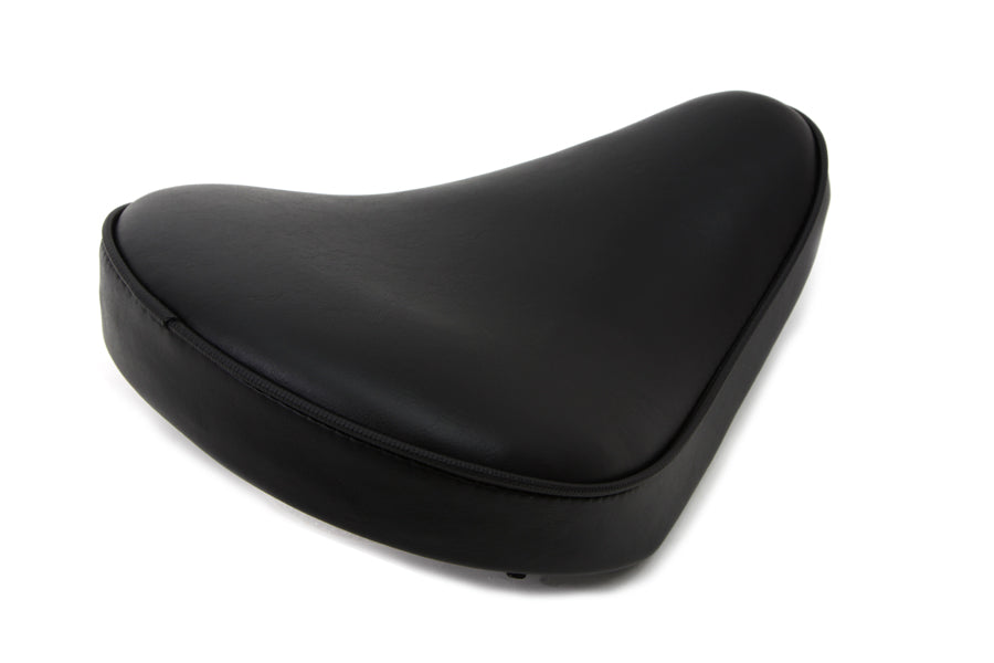 HARLEY Black Smooth Solo Seat Small fits 0-  Custom,