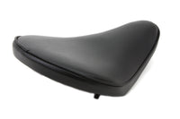 HARLEY Black Smooth Solo Seat Small fits 0-  Custom,