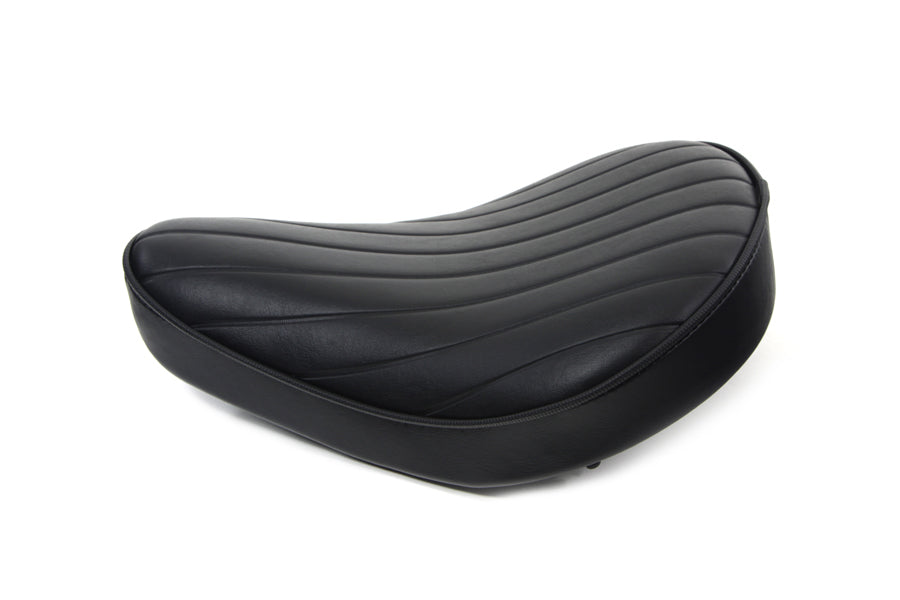 HARLEY Black Tuck and Roll Solo Seat Small fits 0-  Custom,