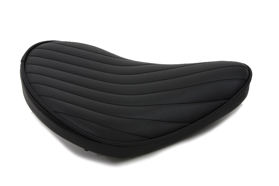 HARLEY Black Tuck and Roll Solo Seat Small fits 0-  Custom,