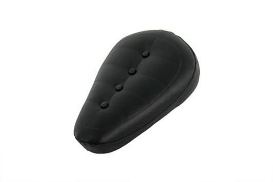 HARLEY 4 Button Black Solo Seat fits 0-  Custom,