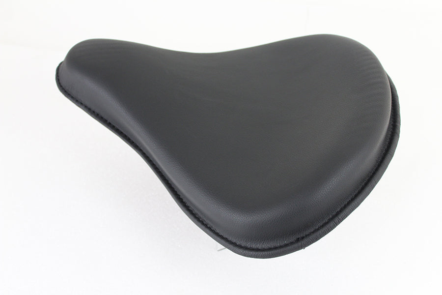 HARLEY Replica Black Leather Solo Seat fits 0-  Custom,