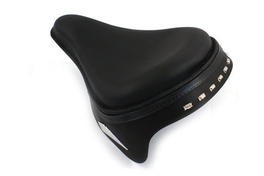 HARLEY Black Leather Metro Police Solo Seat fits 0-  Custom,