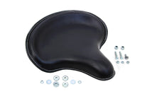 HARLEY Black Leather Solo Seat fits 1936-1940 EL,  1941-1984 FL,  1929-1952 WL,  1930-1936 VL,  1937-1948 UL,  1937-1972 G,