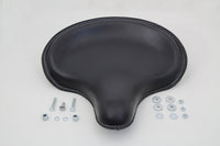 HARLEY Black Leather Solo Seat fits 1936-1940 EL,  1941-1984 FL,  1929-1952 WL,  1930-1936 VL,  1937-1948 UL,  1937-1972 G,