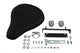 HARLEY Black Leather Solo Seat Kit fits 1952-1978 XL,