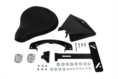 HARLEY Black Leather Solo Seat Kit fits 2004-2006 XL,