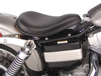 HARLEY Solo-Sitz und Halterungskit aus schwarzem Leder für 2006–2017 FXDWG,