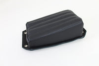 HARLEY Bates Sozius-Pad aus schwarzem Leder für 0- Custom, Anwendung