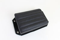 HARLEY Bates Sozius-Pad aus schwarzem Leder für 0- Custom, Anwendung