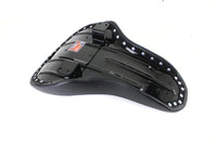 HARLEY Schwarzer Naugahyde dünner Soziussitz, passend für 1936-1940 EL, 1941-1984 FL,