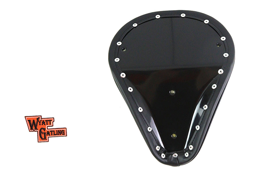 HARLEY Black Vinyl Solo Seat fits 0-  Custom,