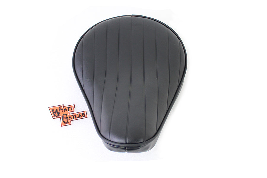 HARLEY Black Tuck and Roll Solo Seat Small fits 0-  Custom,