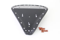 HARLEY Black Vinyl Solo Seat with Buttons fits 0-  Custom,