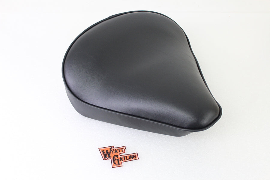 HARLEY Black Vinyl Solo Seat fits 0-  Custom,