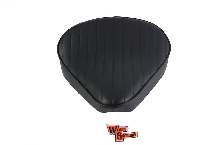 HARLEY Black Tuck and Roll Solo Seat Large fits 0-  Custom,