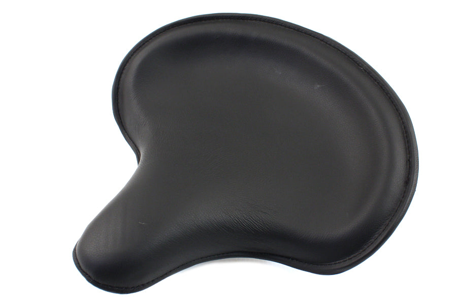 HARLEY Replica Black Leather Solo Seat fits 1936-1940 EL,  1941-1984 FL,  1929-1952 WL,  1930-1936 VL,  1937-1948 UL,  1937-1972 G,