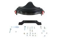 HARLEY Black Leather Police Solo Seat Kit fits 2009-UP FLTP,  2022-UP FLHK,