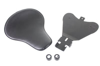 HARLEY Bates Smooth Leather Solo Seat fits 1983-UP XL,