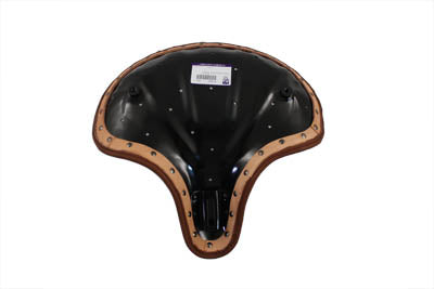 HARLEY Corbin Gentry Brown Leather Deluxe Solo Seat without Skirt fits 1936-1940 EL,  1941-1984 FL,  1937-1972 G,  1937-1948 UL,  1929-1952 WL,  1930-1936 VL,