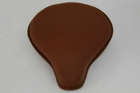 HARLEY Brown Leather Replica Solo Seat fits 0-  Custom,