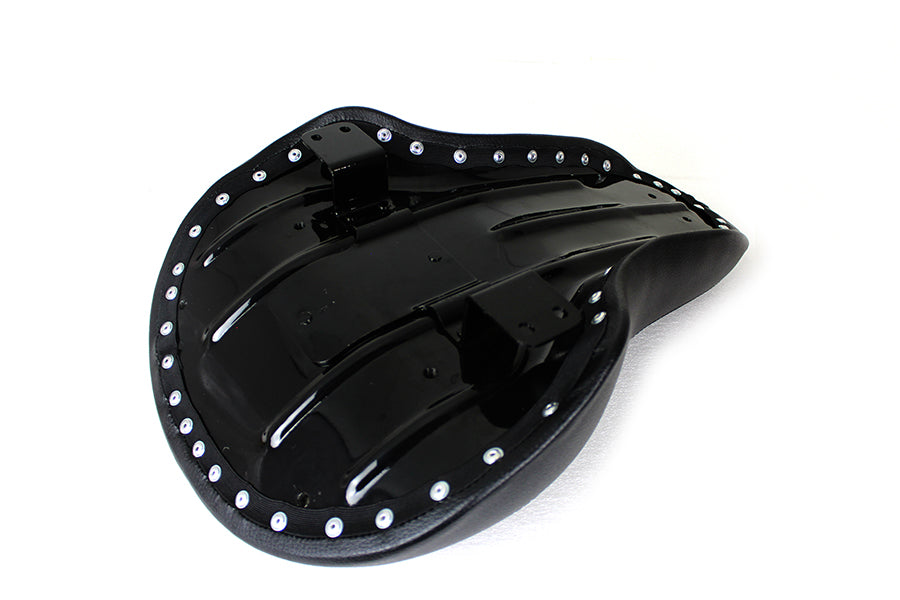 HARLEY Schwarzer Naugahyde-Sitzbank im Dresser-Stil Passend für 1936-1940 EL, 1941-1984 FL,