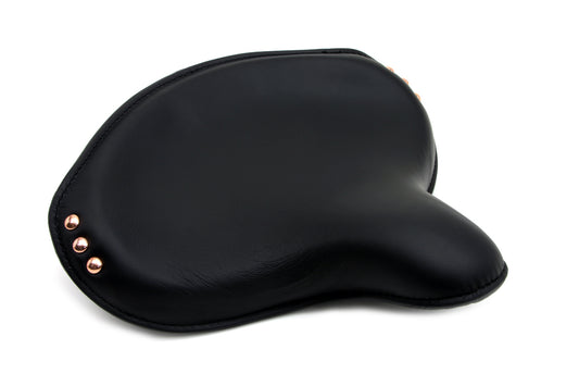 HARLEY Black Leather Replica Army Solo Seat fits 1942-1945 WLA,